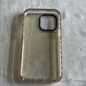 Clear Phone Case with Black Trim